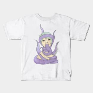 Pastel Octopus Demon Kids T-Shirt